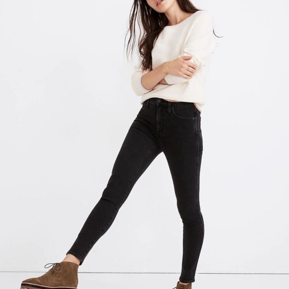 Madewell 10" High-Rise Skinny Jeans in Starkey Wash 25 Tall